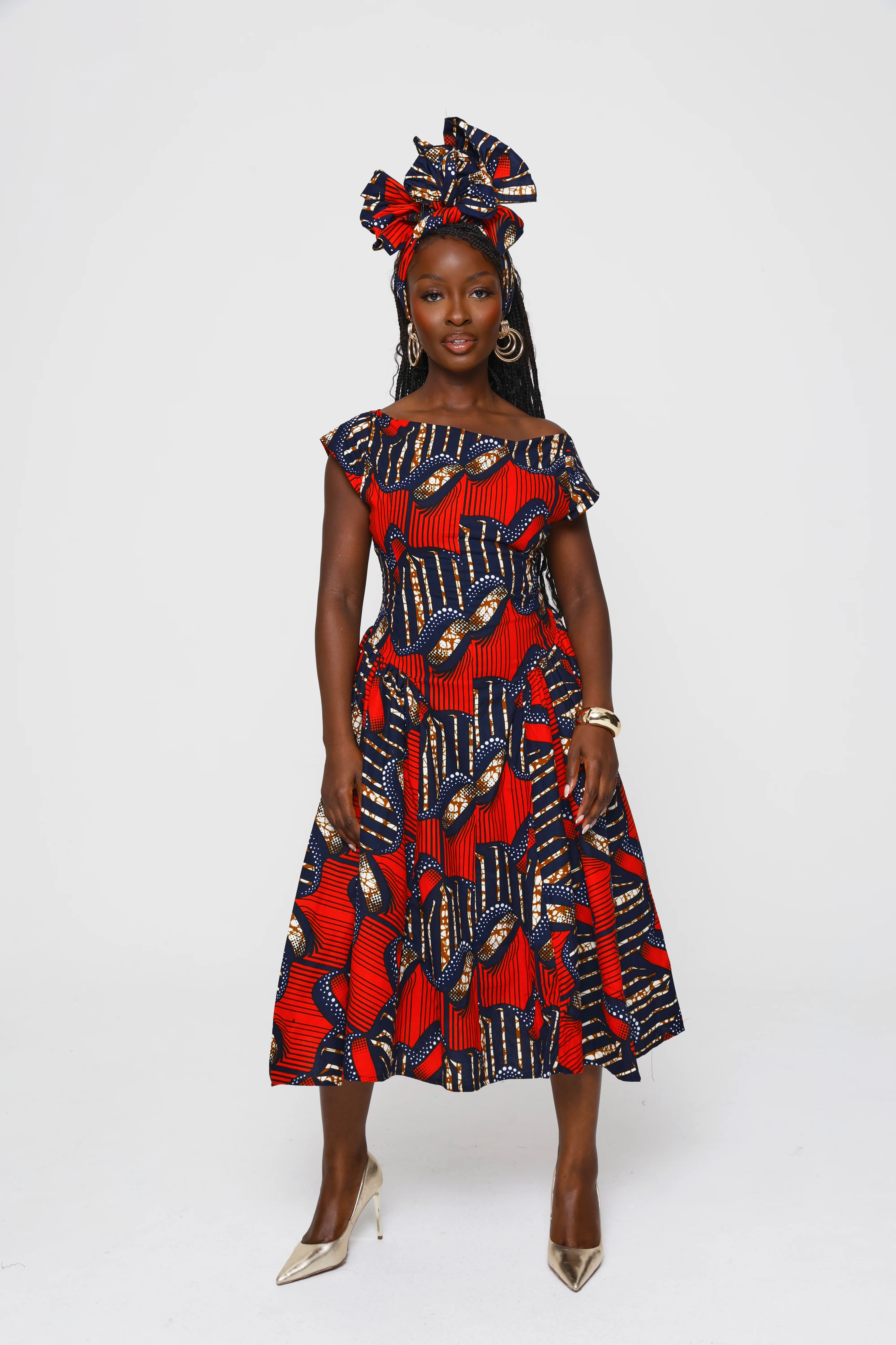 Ewane Open Back Dress