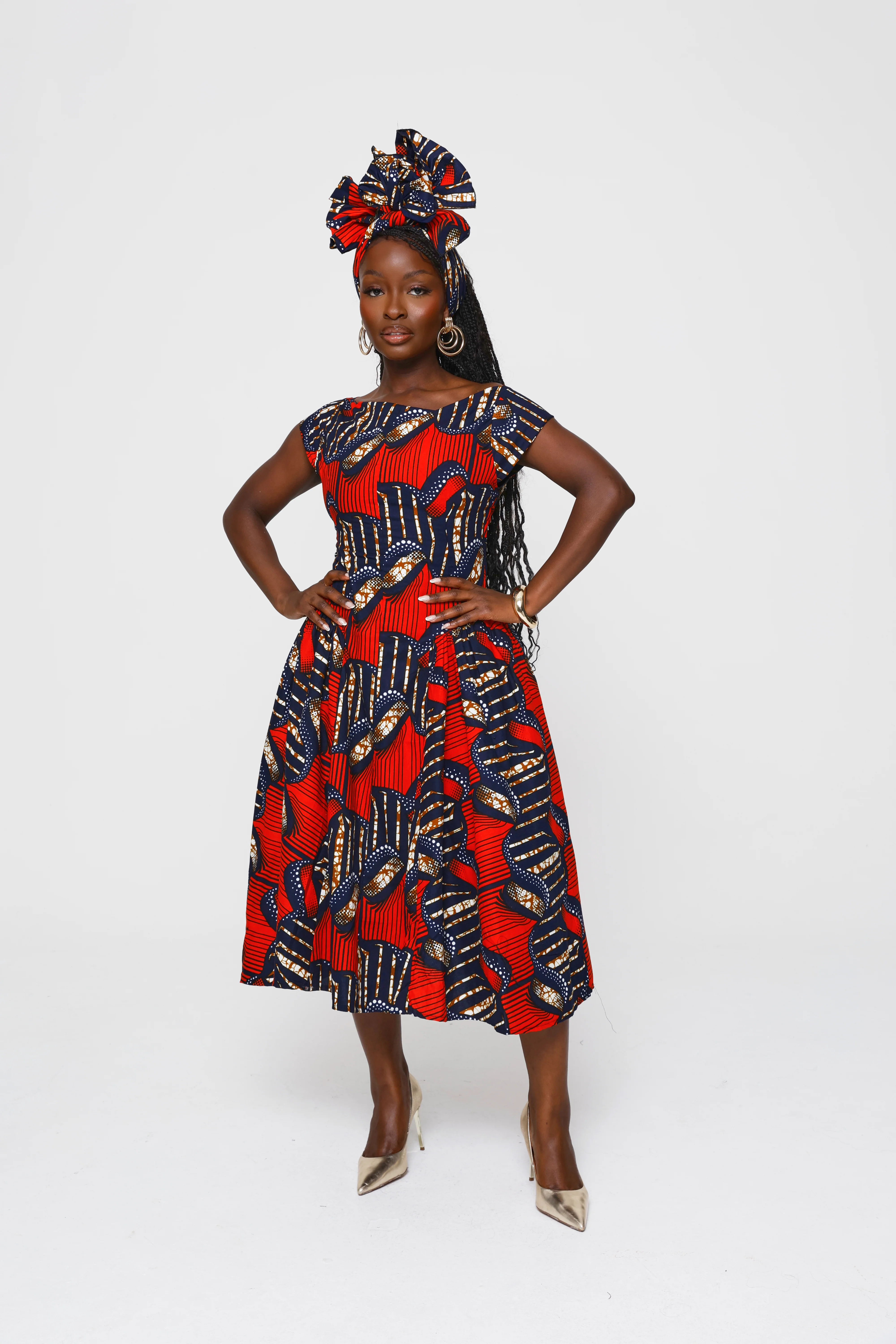 Ewane Open Back Dress - Image 4