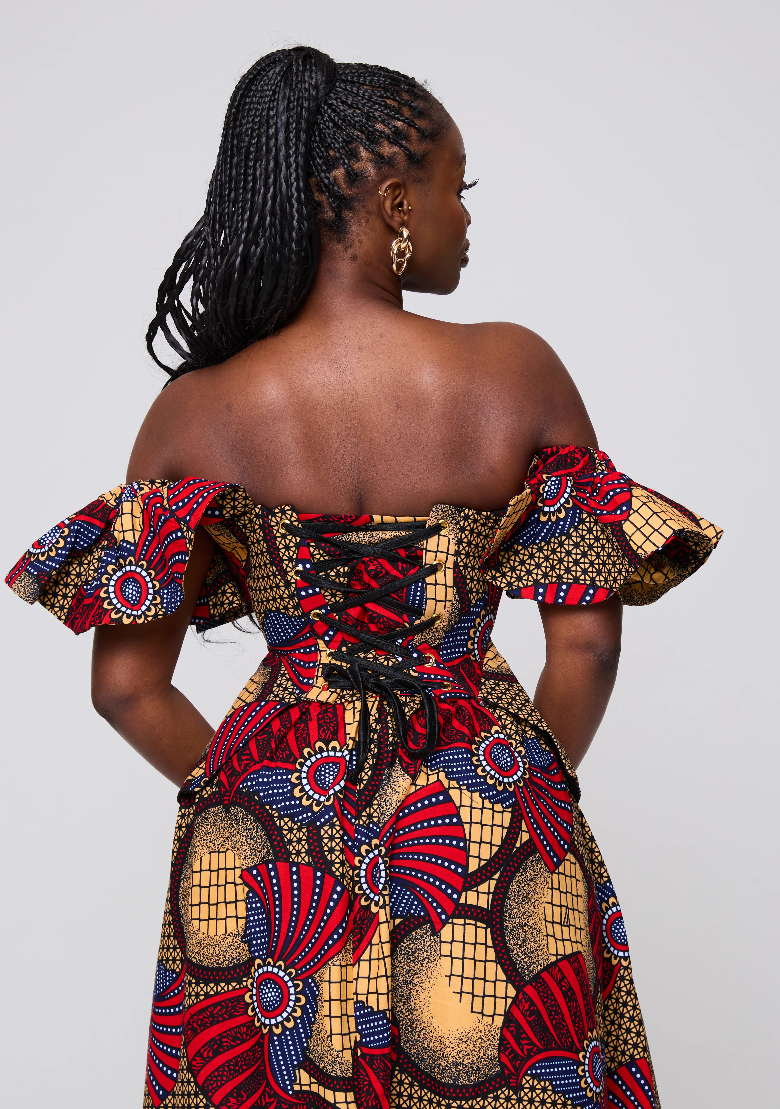 NDEYE CORSET TOP & MAXI SKIRT SET - Image 6