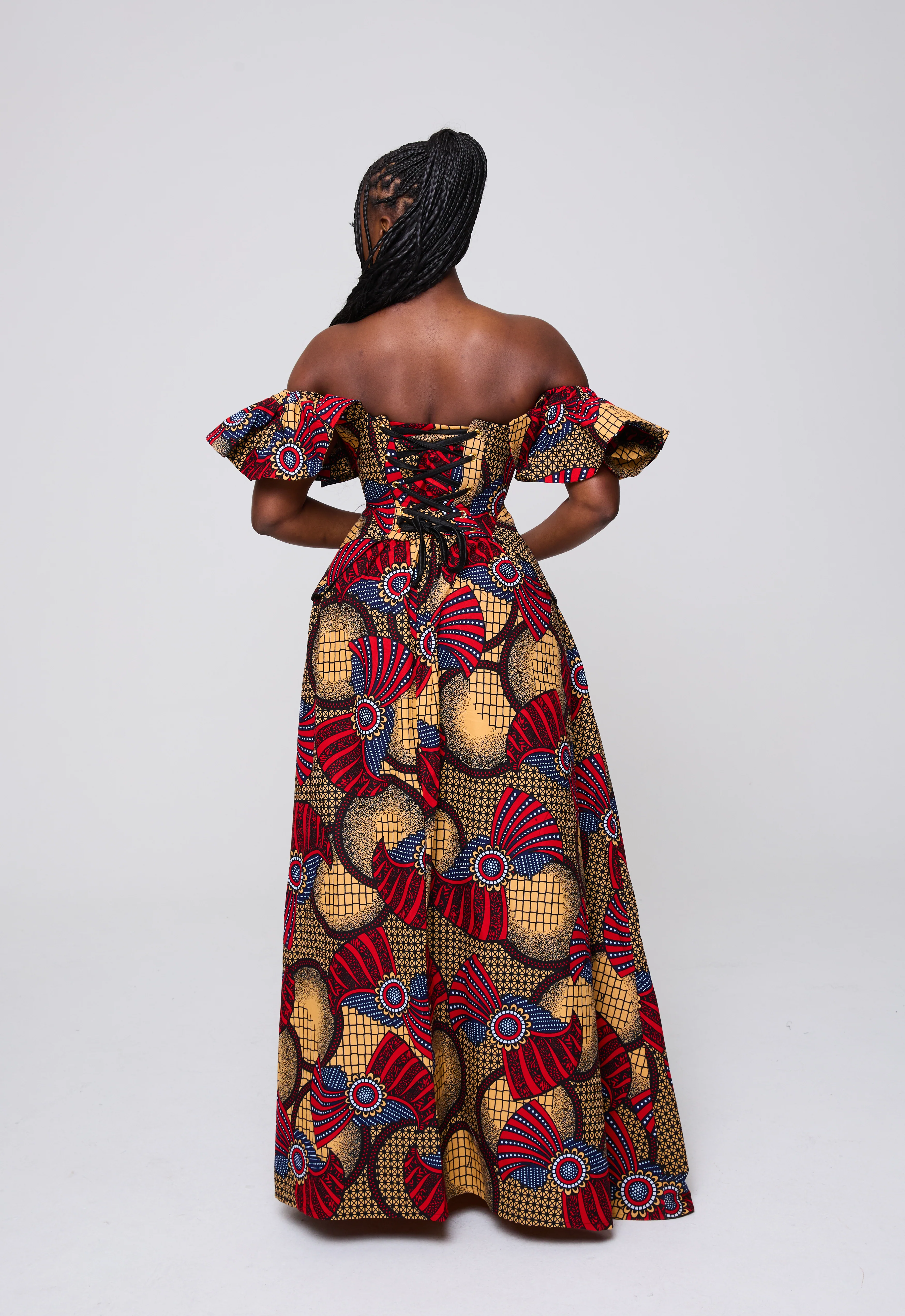 NDEYE CORSET TOP & MAXI SKIRT SET - Image 7